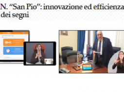 A.O.R.N. “San Pio”: innovazione ed efficienza con il video-interprete in lingua dei segni